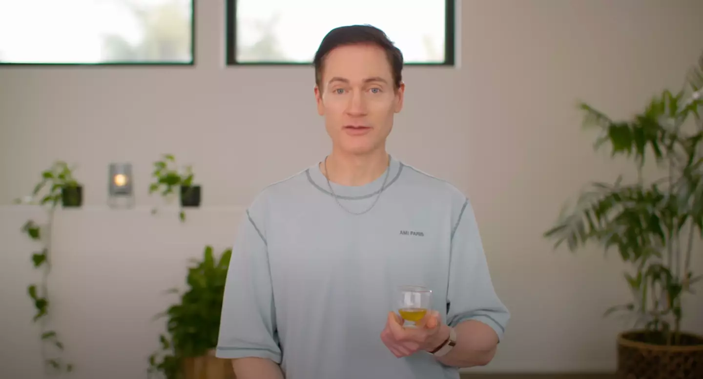 Bryan Johnson shared his unusual methods to halt aging in a video (YouTube/@BryanJohnson)