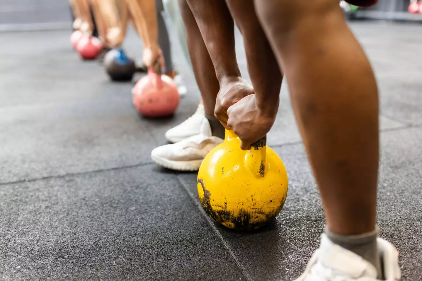9,000 kettlebell swings sounds like a daunting challenge (Luis Alvarez / Getty)