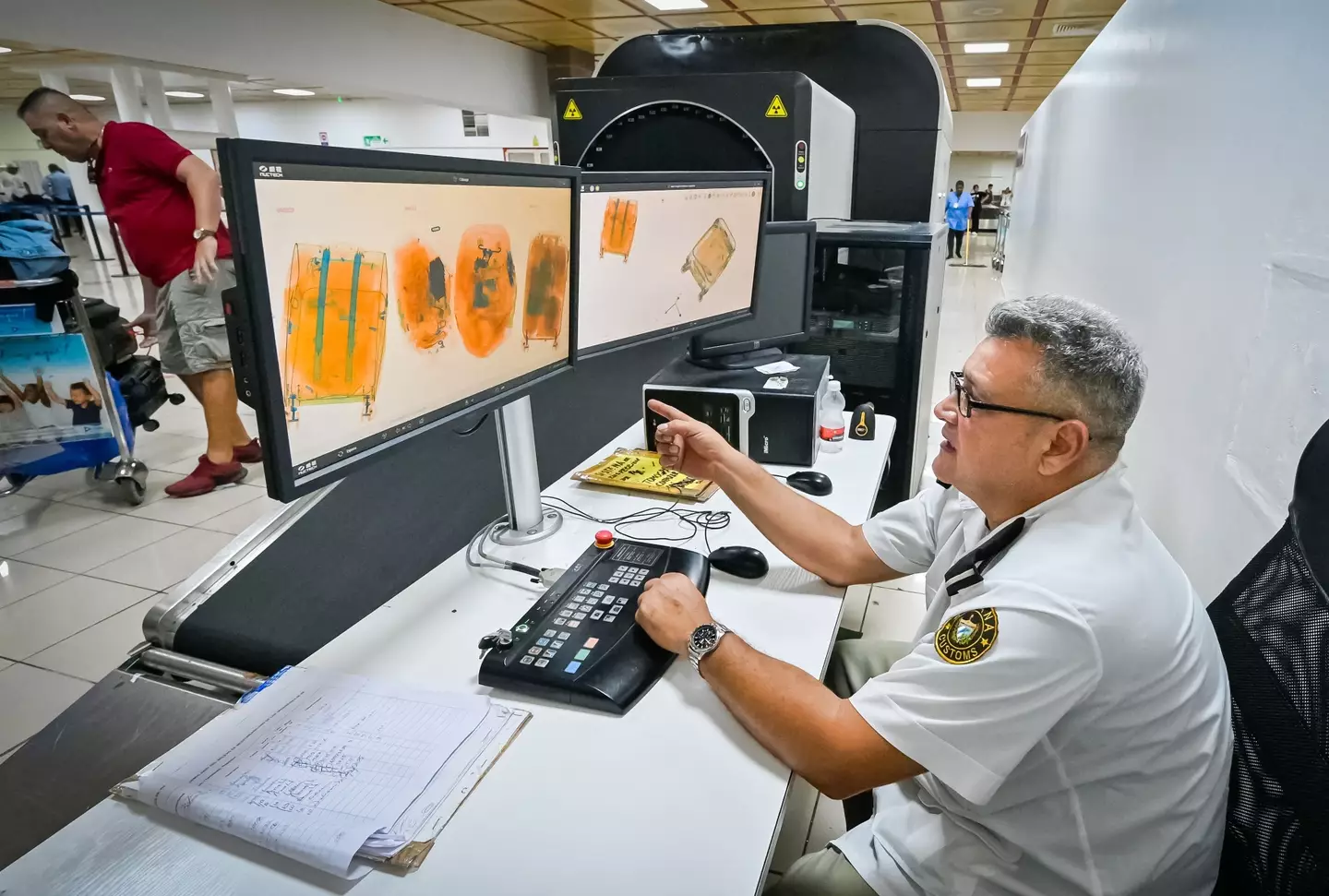People were shocked to find out what security agents can see (ADALBERTO ROQUE/AFP via Getty Images)