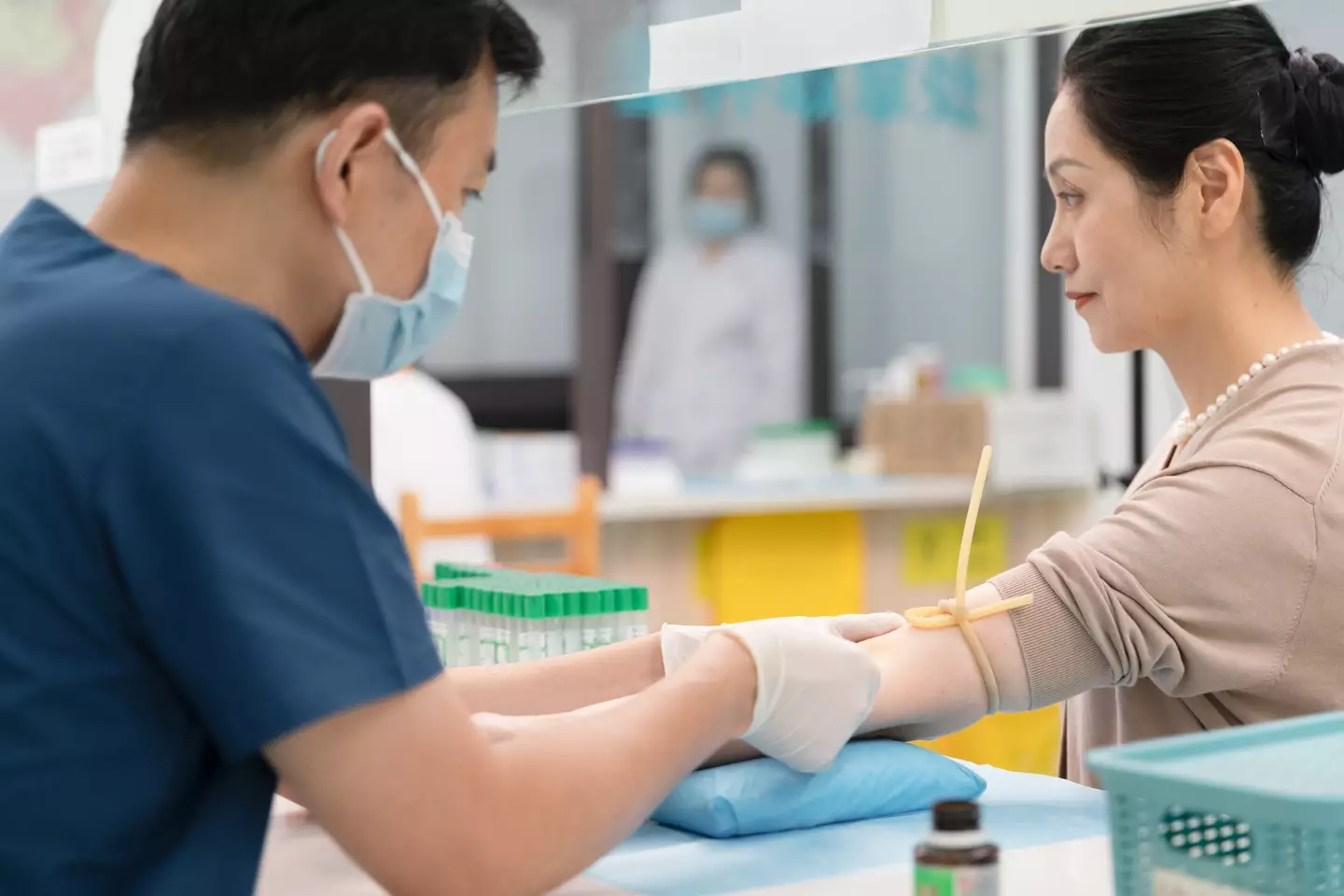 Many people wouldn't yet trust an AI-powered robot to perform the role of a phlebotomist (Getty Stock)