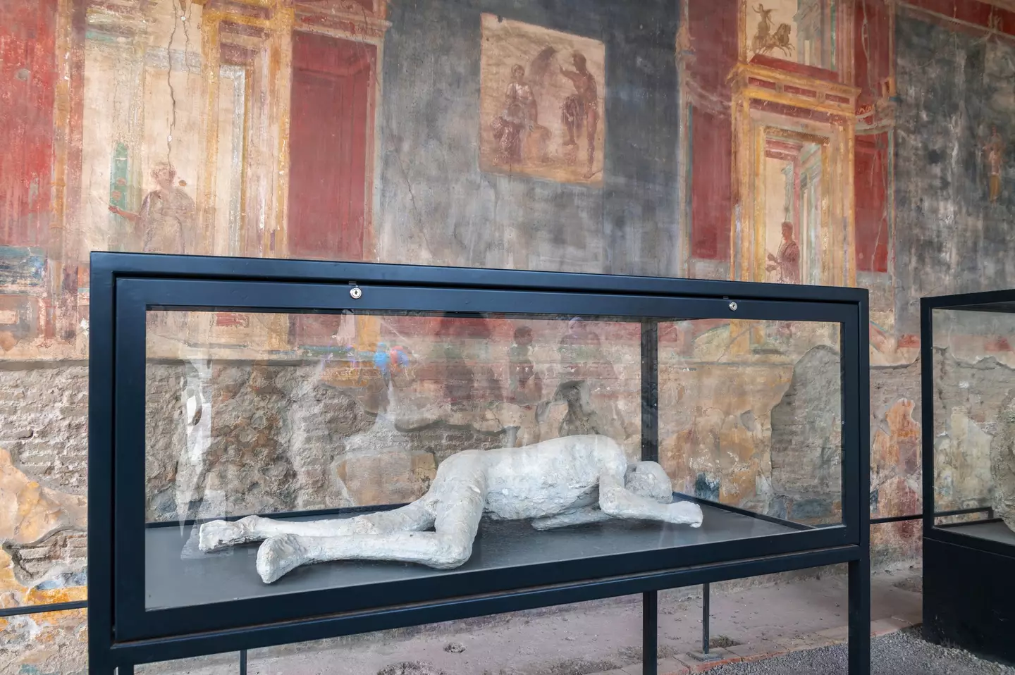 Dozens of bodies were preserved by the soot and ash post-eruption (George Pachantouris / Getty)