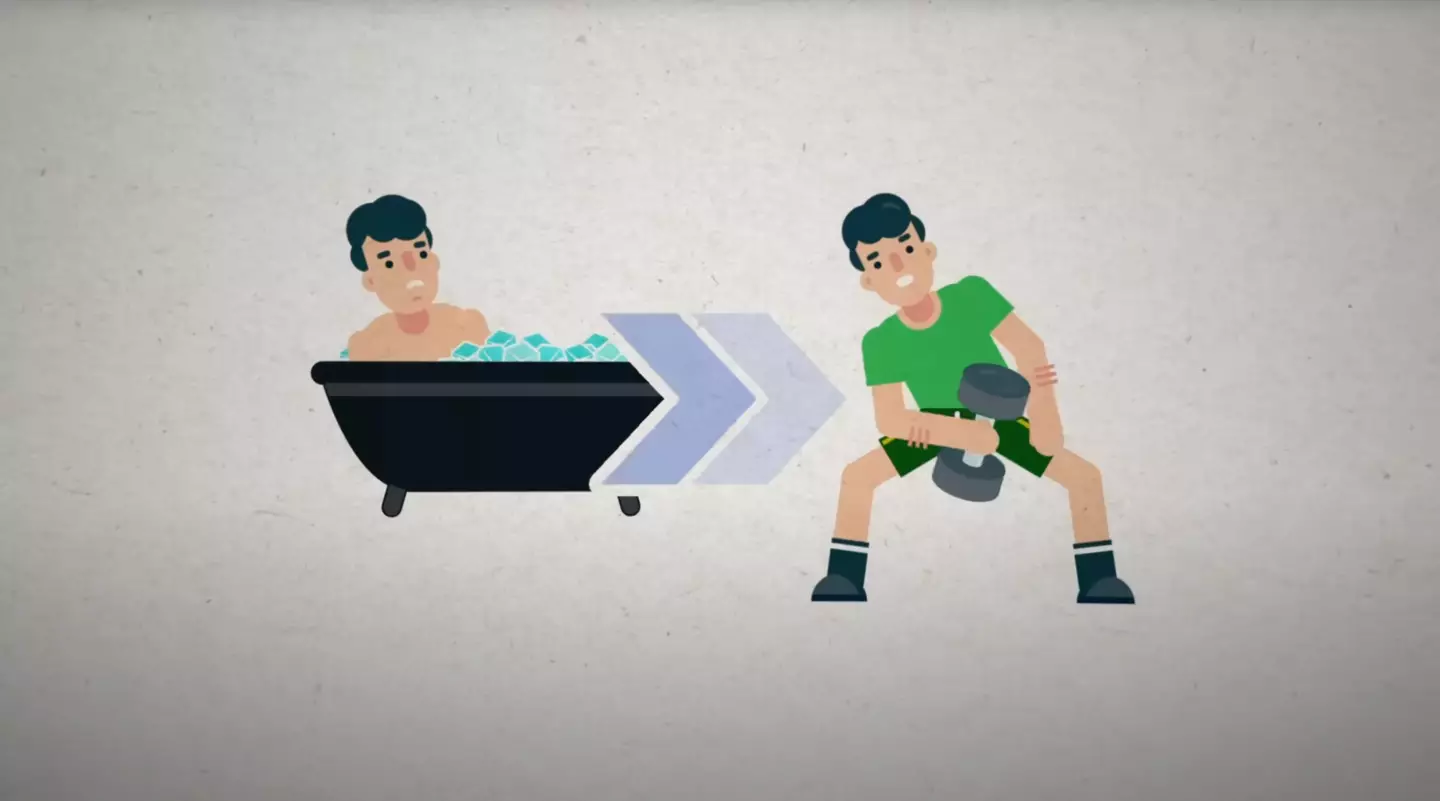 The YouTuber explained the health benefits of taking cold showers (YouTube/@JeremyEthier)