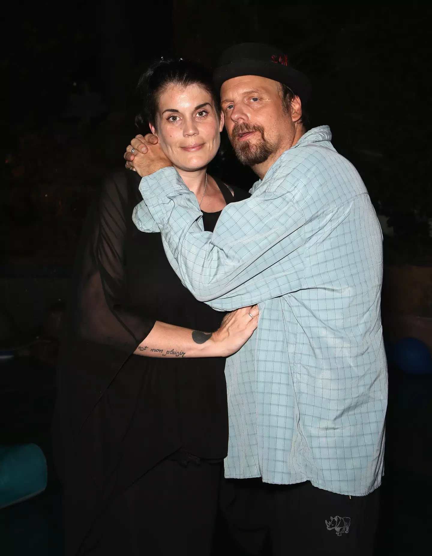 Anastasia Synn and her husband, comedian/magician The Amazing Johnathan, in Las Vegas in 2016.