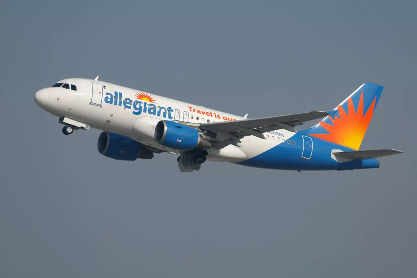 The Allegiant Air flight was forced to head back to its original airport (Kevin Carter / Contributor / Getty)