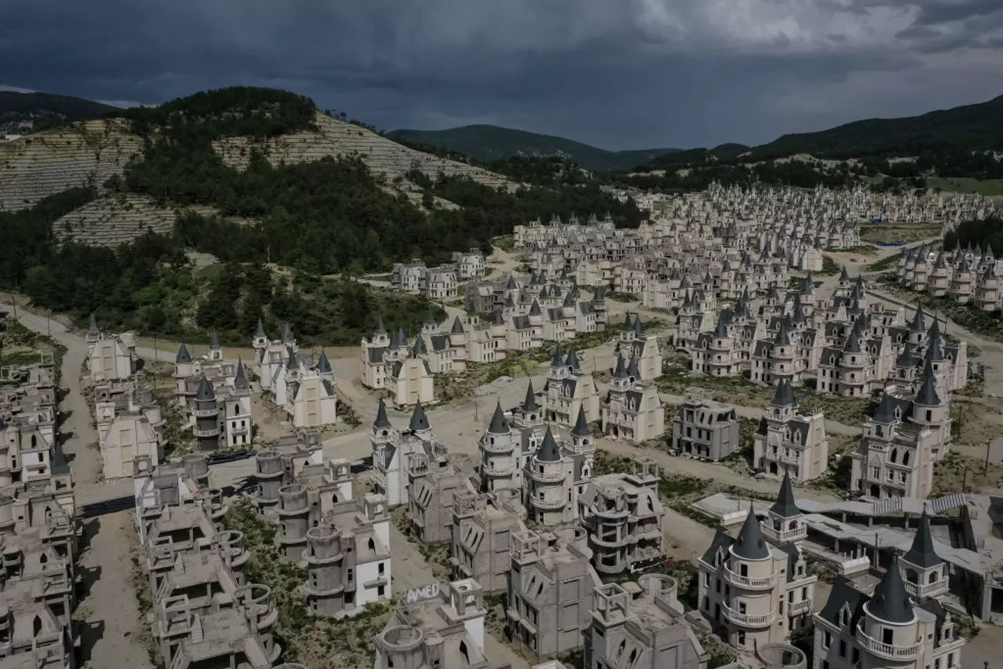 The area has been left a ghost town for the best part of a decade (Chris McGrath/Getty Images)