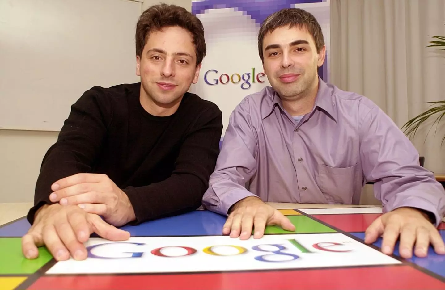 Google co-founder Sergey Brin (left) recently gifted $700,000,000 of Alphabet stock to a mysterious recipient (Joker / Martin Magunia / Ullstein Bild via Getty Images)