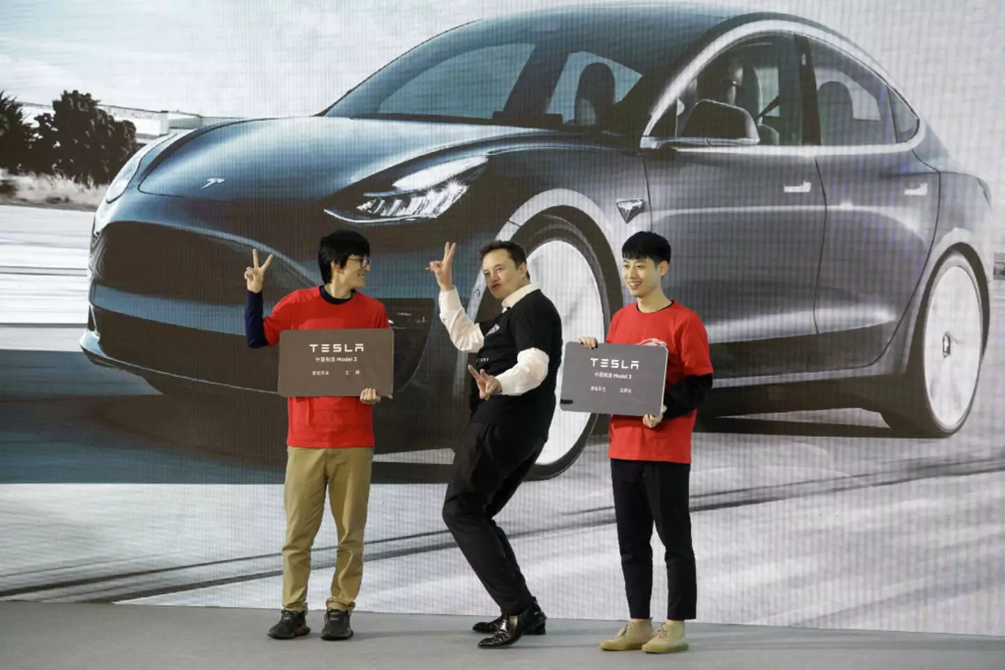 Tesla has already tried to distance itself from relying on China (Bloomberg / Contributor / Getty)