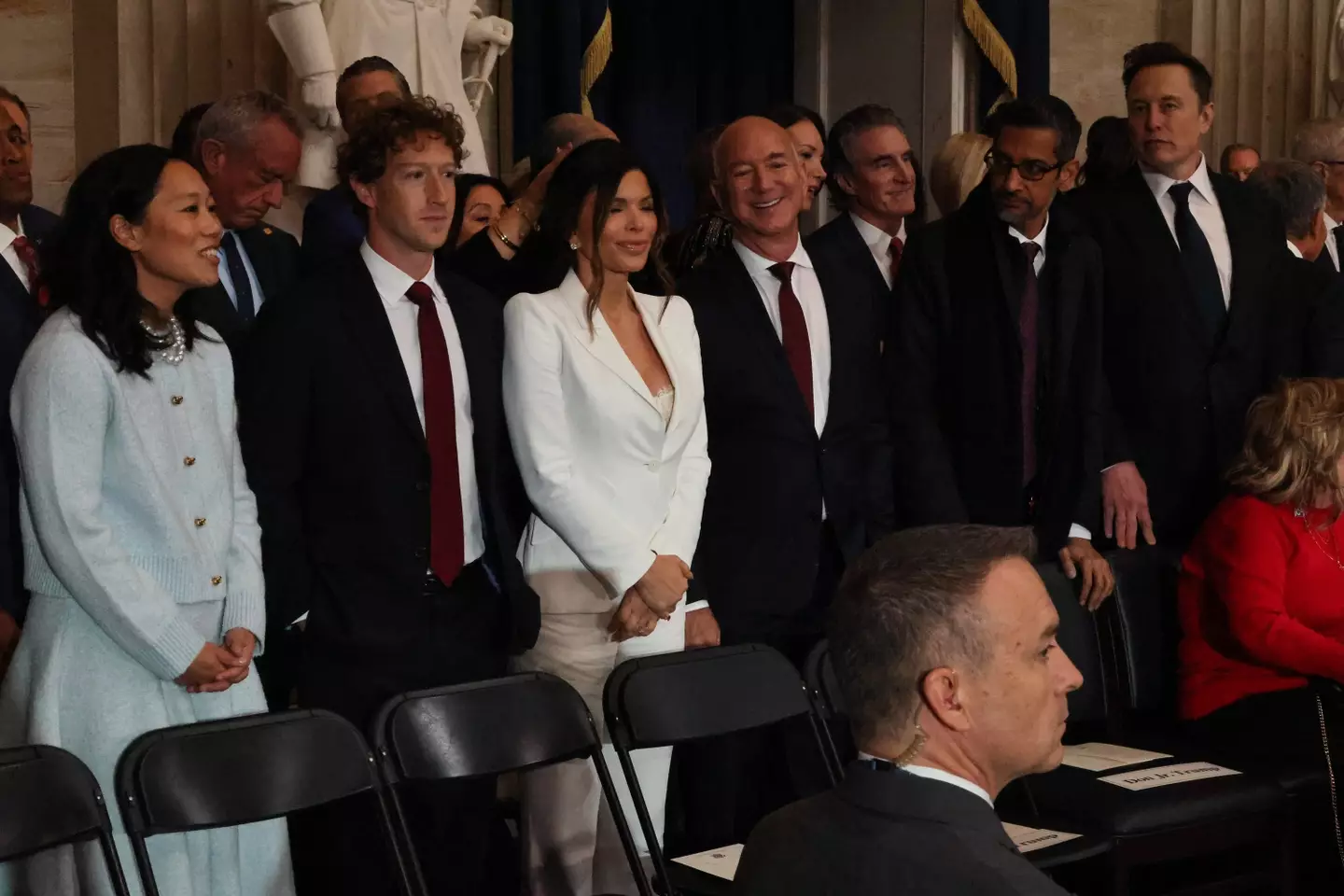 The world's richest people gathered at Donald Trump's inauguration (Chip Somodevilla / Staff / Getty)