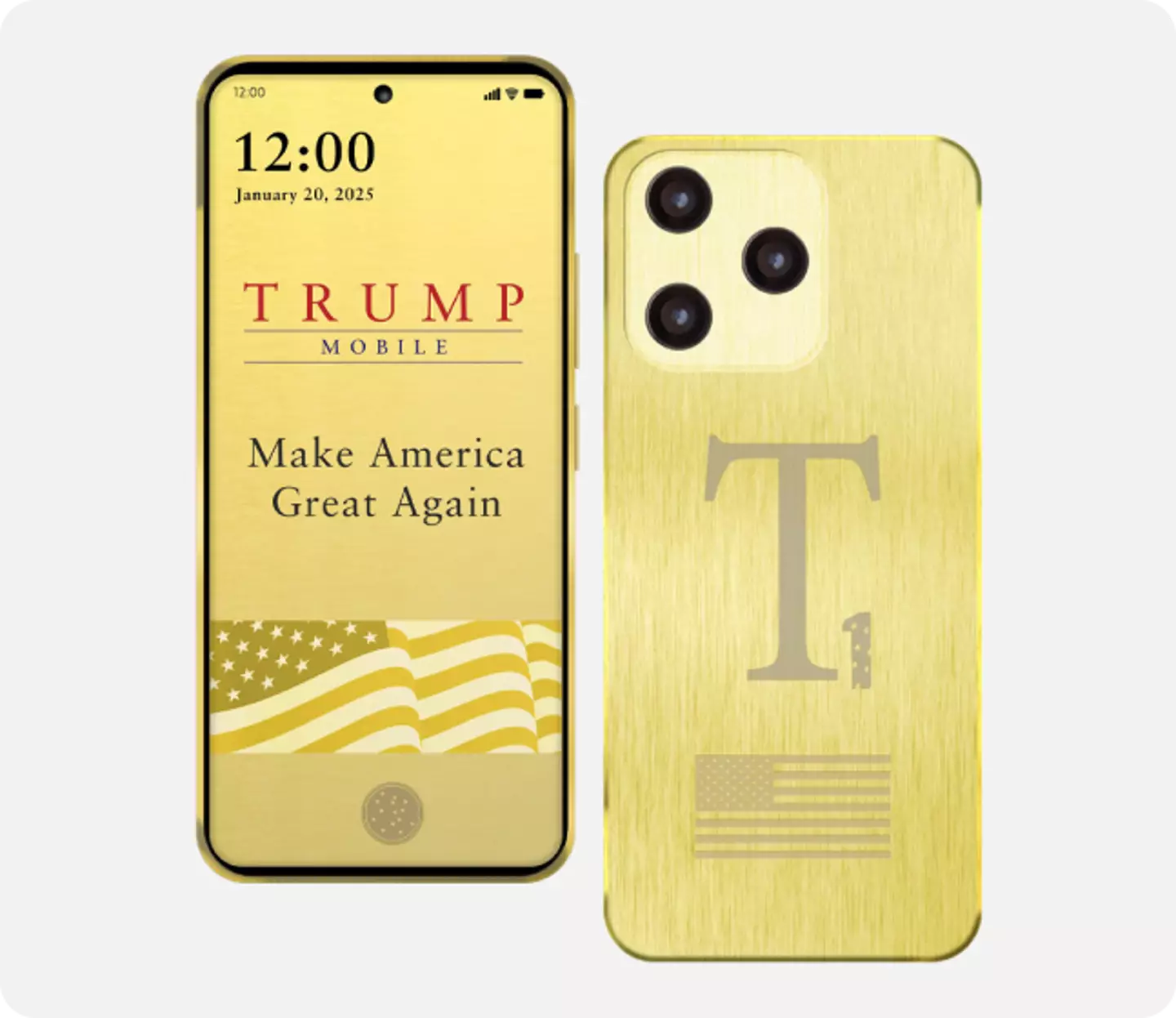 The T1 Phone is branded for 'real Americans' and has its home base in America (Trump Mobile)
