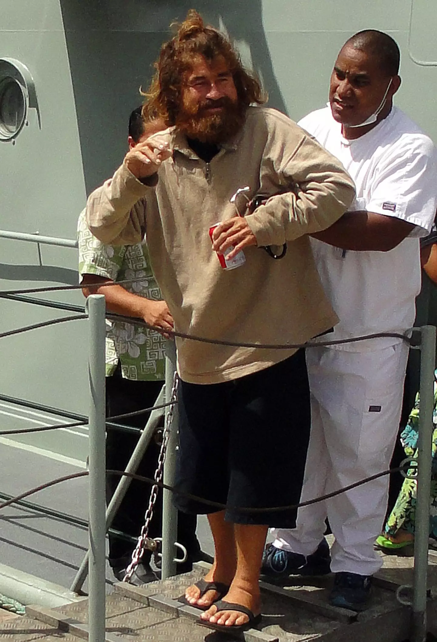 José Salvador Alvarenga was lost at sea for 438 days after his boat got caught in a storm (AFP/Getty Images)