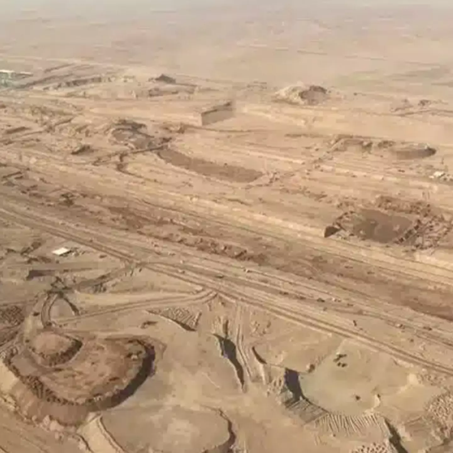 Aerial footage shows insane progress and scale of Saudi Arabia’s $1 trillion giga-project ‘The Line’