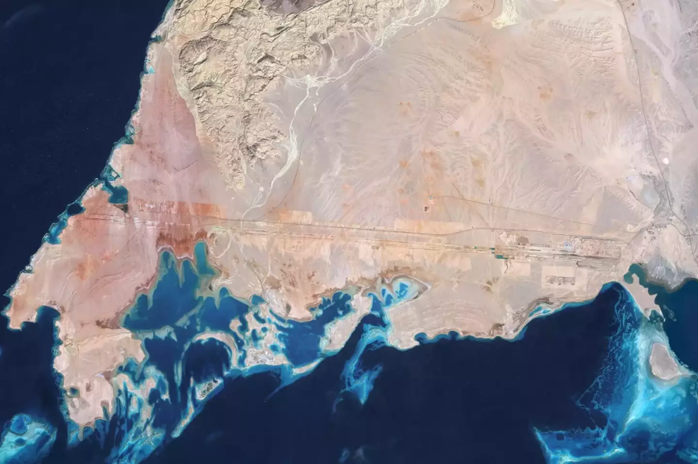 The Line is now under construction (Gallo Images/Orbital Horizon/Copernicus Sentinel Data 2023/Getty Images)