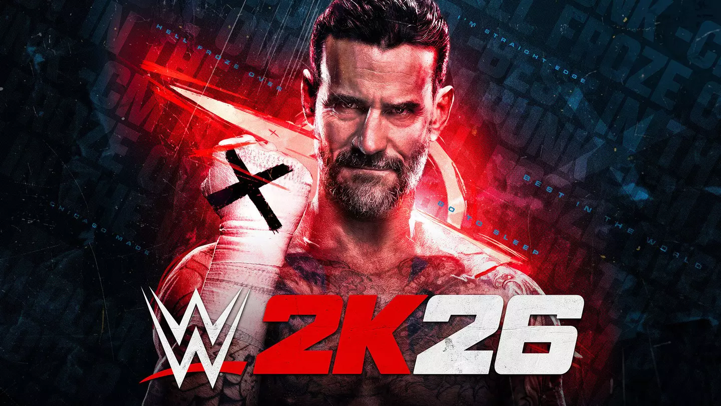 WWE 2K26 CM Punk cover, 2K
