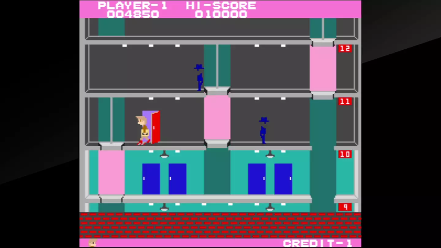 Elevator Action is still fun despite the basic visuals, but like many games here it’s available individually /