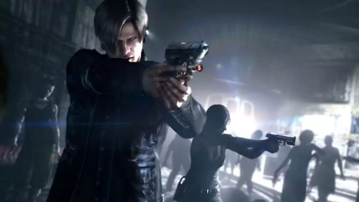 Leon S. Kennedy and Helena Harper in Resident Evil 6, Capcom