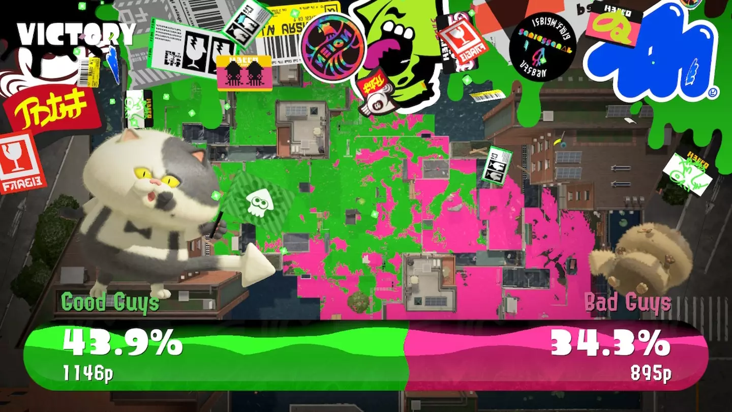 Covering as much ground as possible in your ink is the key to winning Turf War. /