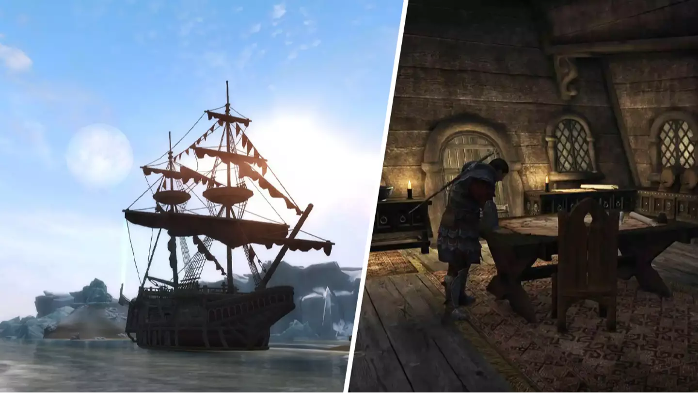 Skyrim finally lets you pilot your own ship across the seas