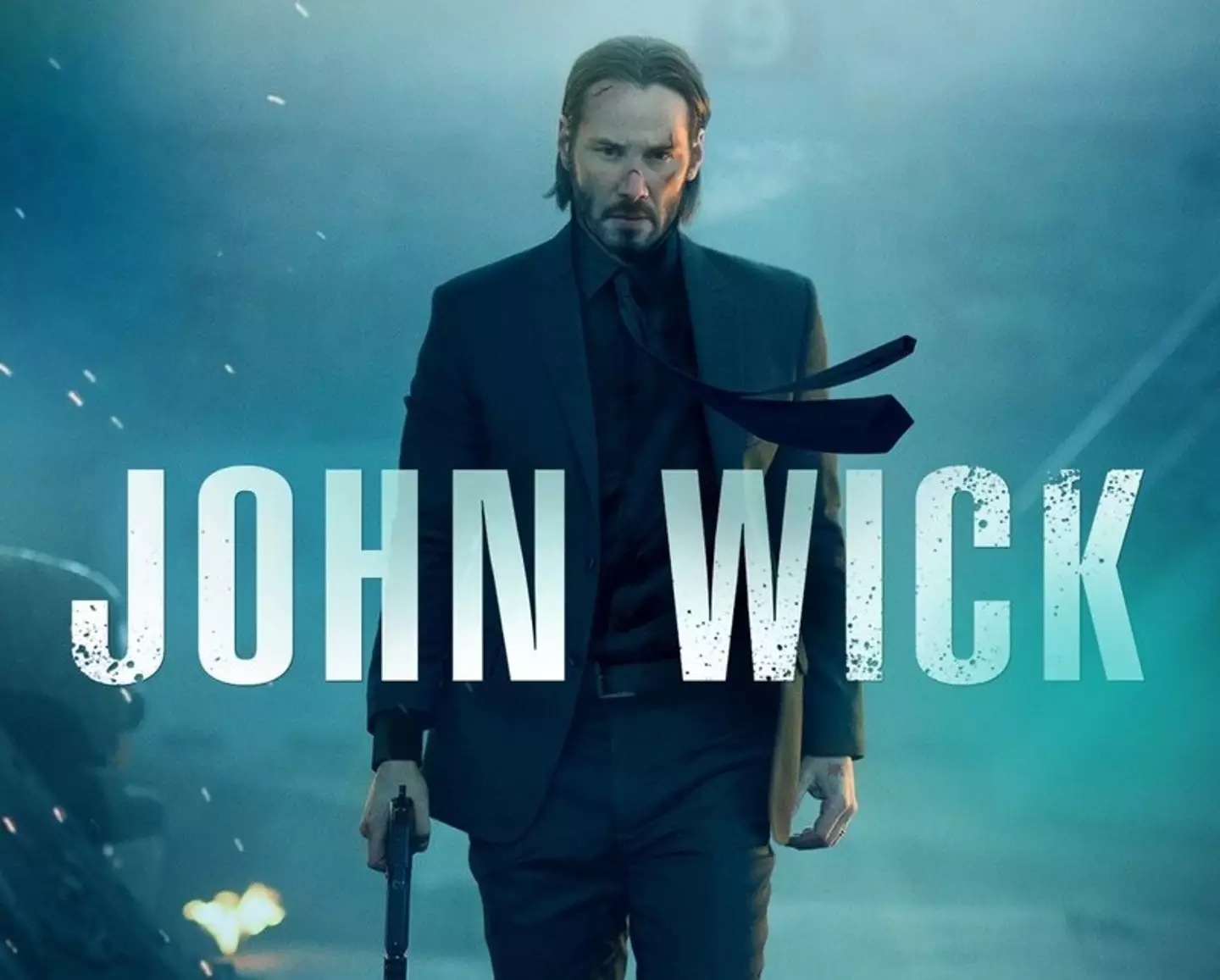 Official poster for the first John Wick film, Lionsgate