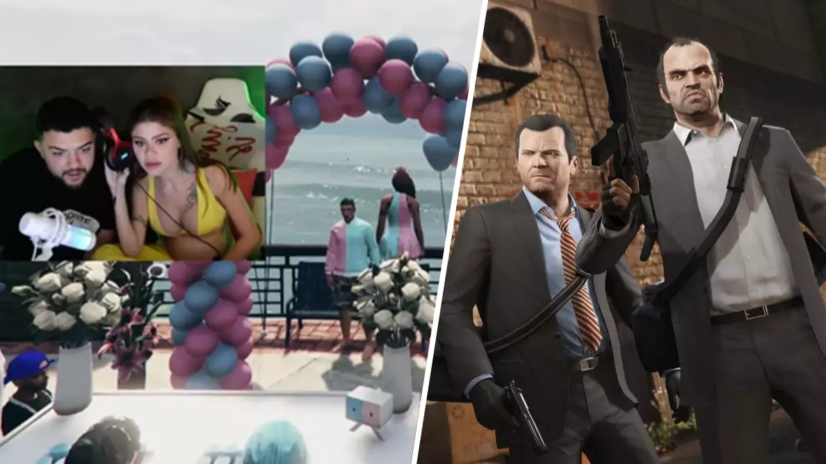 GTA 5 gamer holds gender reveal party in Los Santos