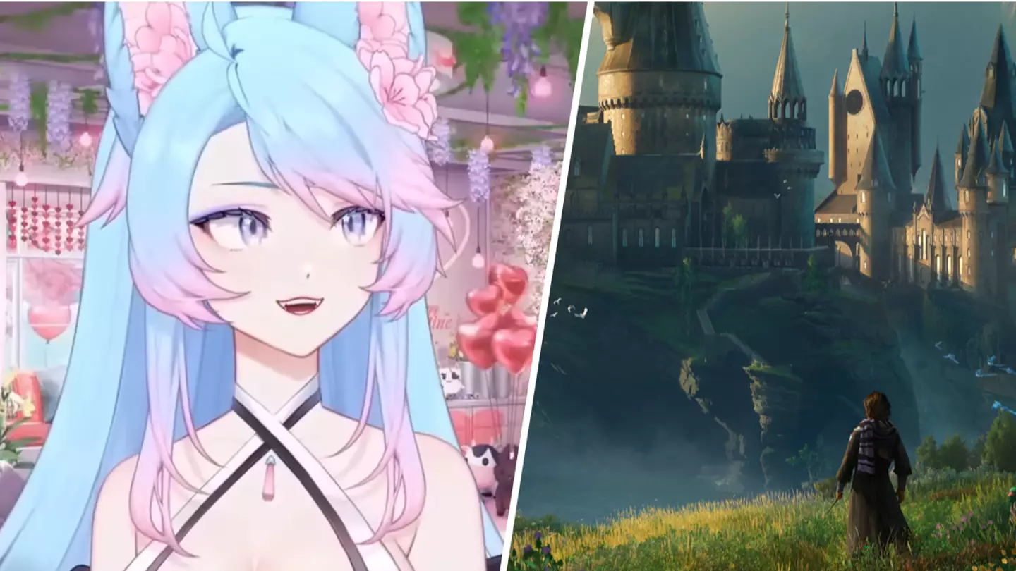 Vtuber breaks down crying over Hogwarts Legacy backlash in Twitch chat