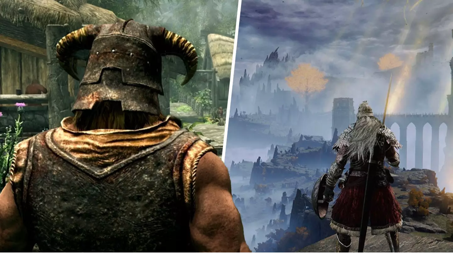Skyrim collides with Elden Ring in this sprawling free download