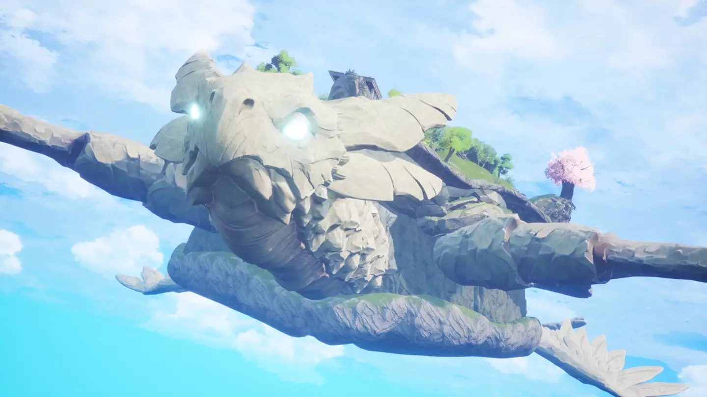 Desperately hoping that you can ride the big rock turtle