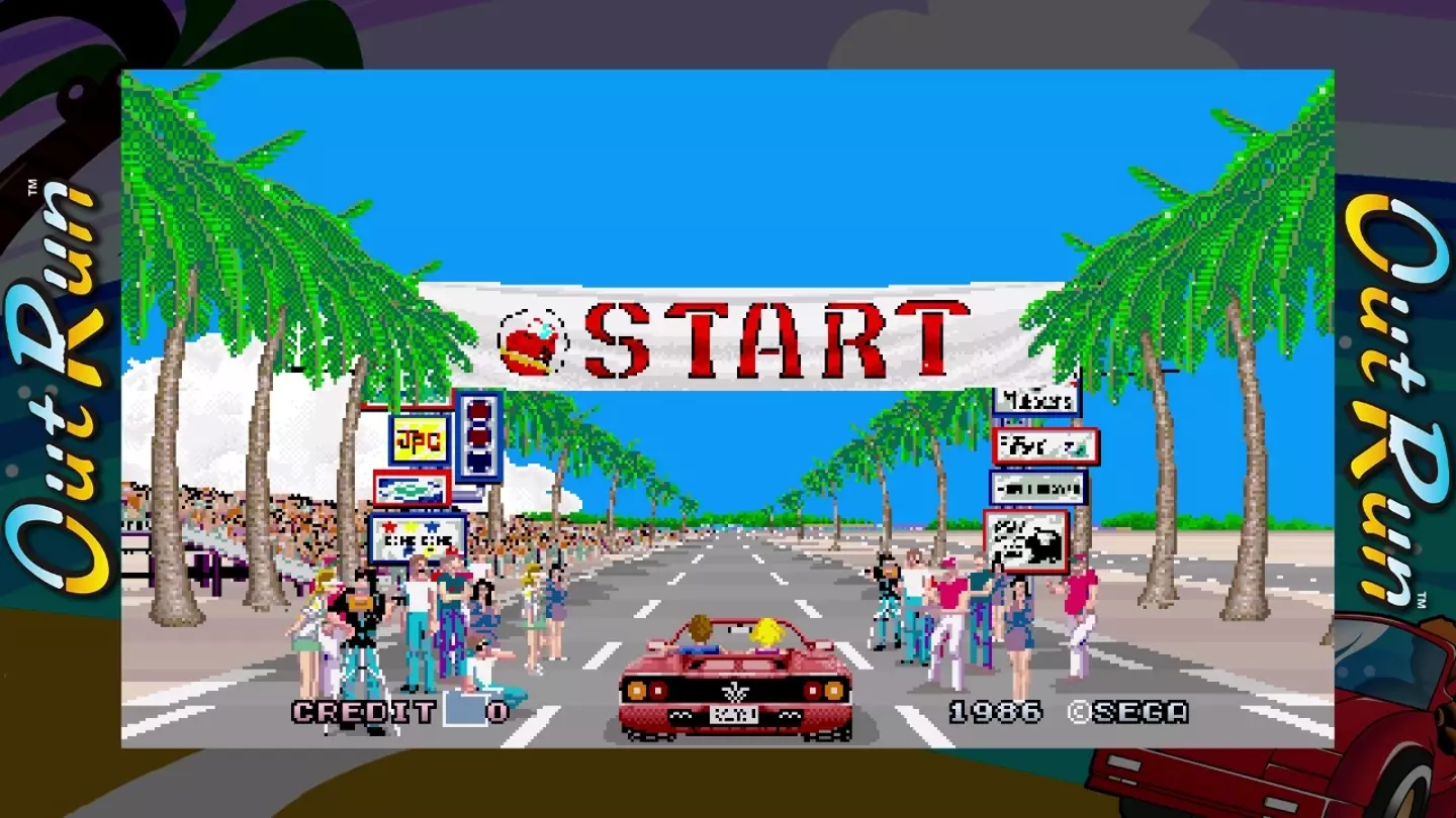 The SEGA AGES Switch release of OutRun /