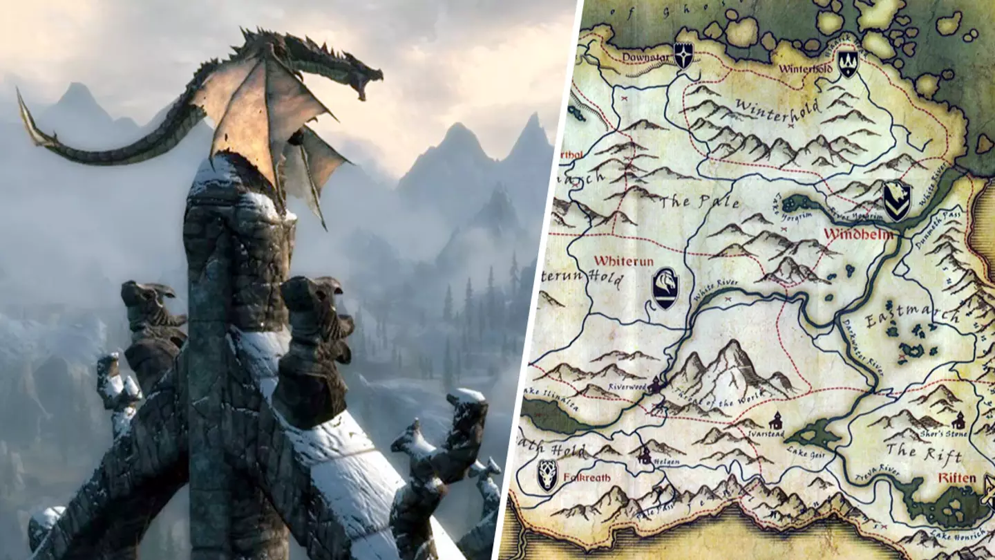 Skyrim's map has a massive secret you definitely missed