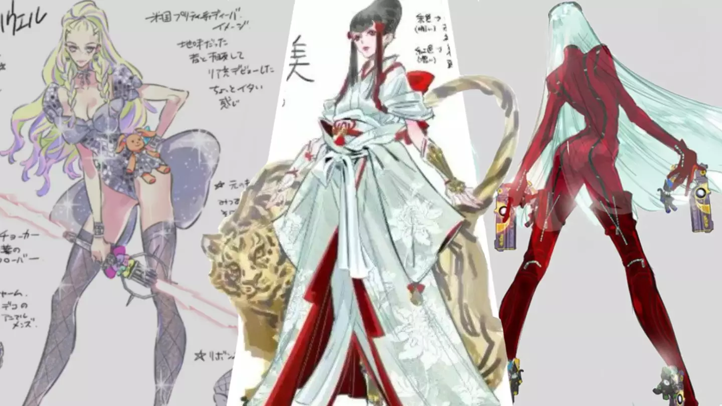 Soul Caliber, Okami and Bayonetta 2 concept art / Credit Mari Shimazaki