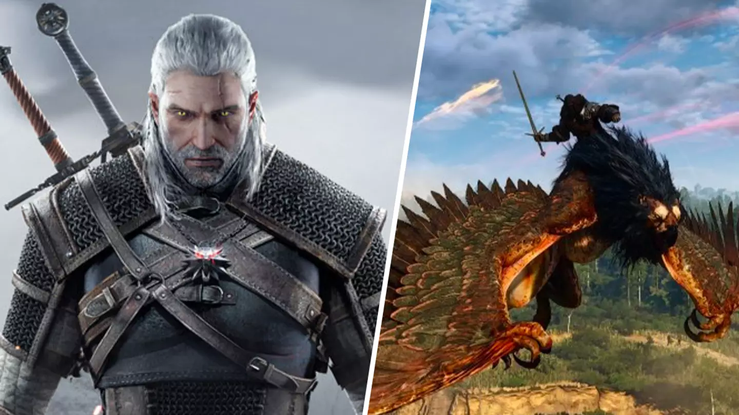 the witcher 3 players can  now tame and ride their own griffin