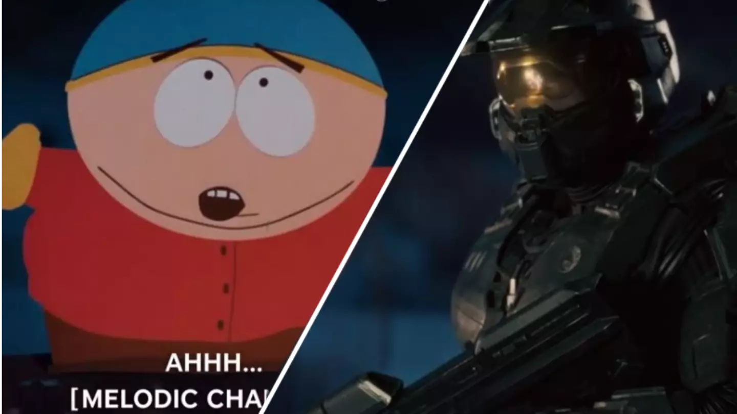 Bizarre Advert Shows Cartman And The Painting From Spongebob Singing The Halo Theme Song