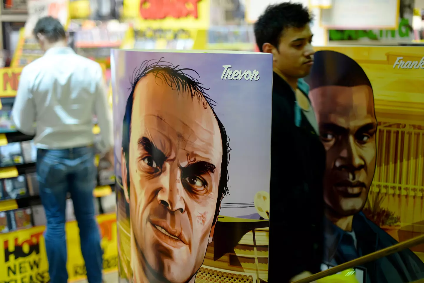 GTA V in retail stores, Saeed Khan (via Getting Images