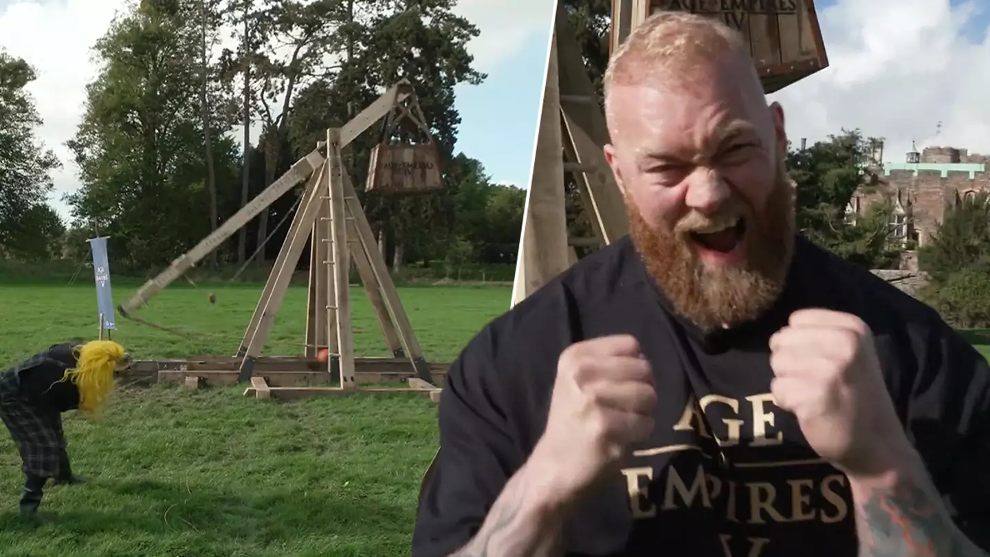 Watch The Mountain From 'Game Of Thrones' Try To Throw Things Further Than A Trebuchet