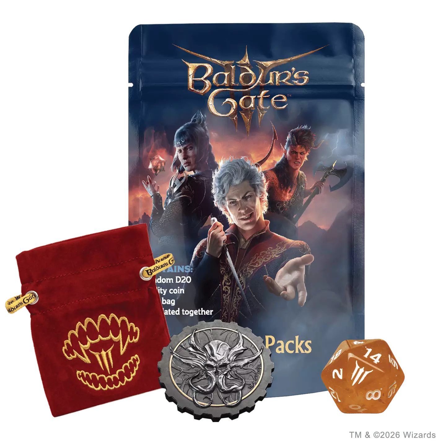 Baldur's Gate 3 Treasure Packs, Credit / Sirius Dice