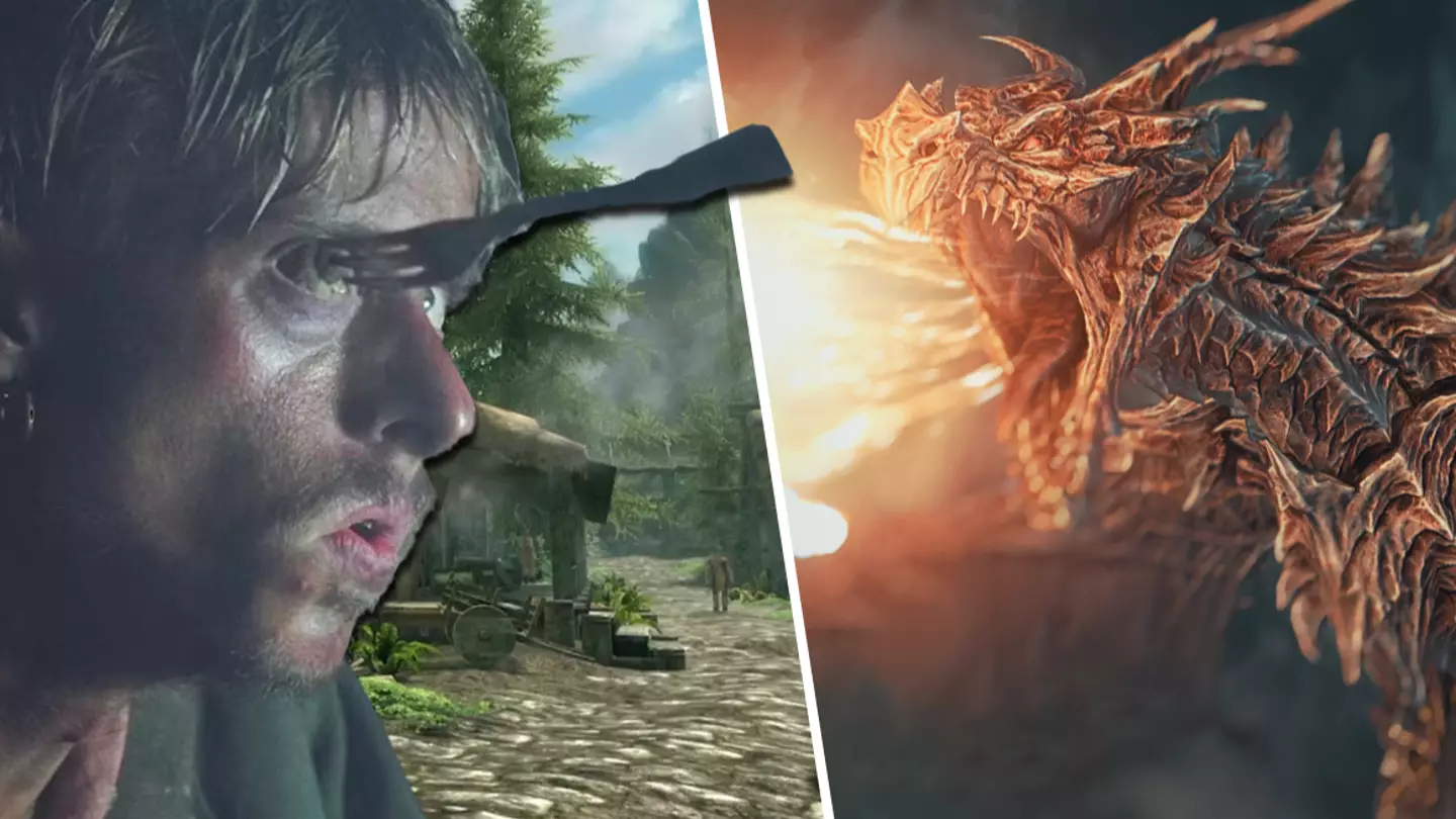 'Skyrim' Player Beats The Game Using Only A Poisoned Fork