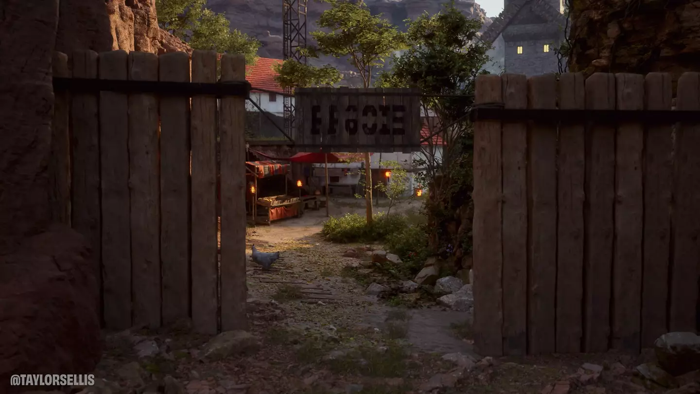 A look at the Unreal Engine 5 The Legend of Zelda Ocarina of Time Kakariko Village video by Taylor S. Ellis