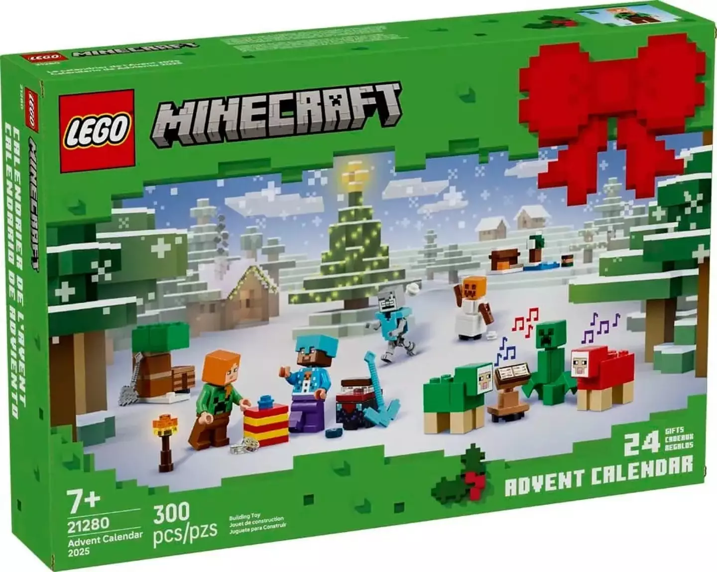 Minecraft fans will love this festive twist to their favourite characters.