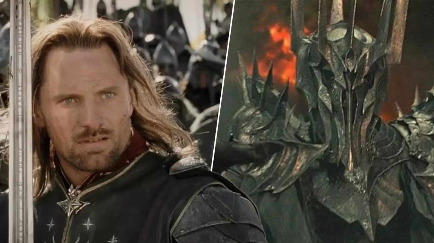 Unreleased Lord Of The Rings Footage Shows Aragorn Fighting Sauron In Final Battle