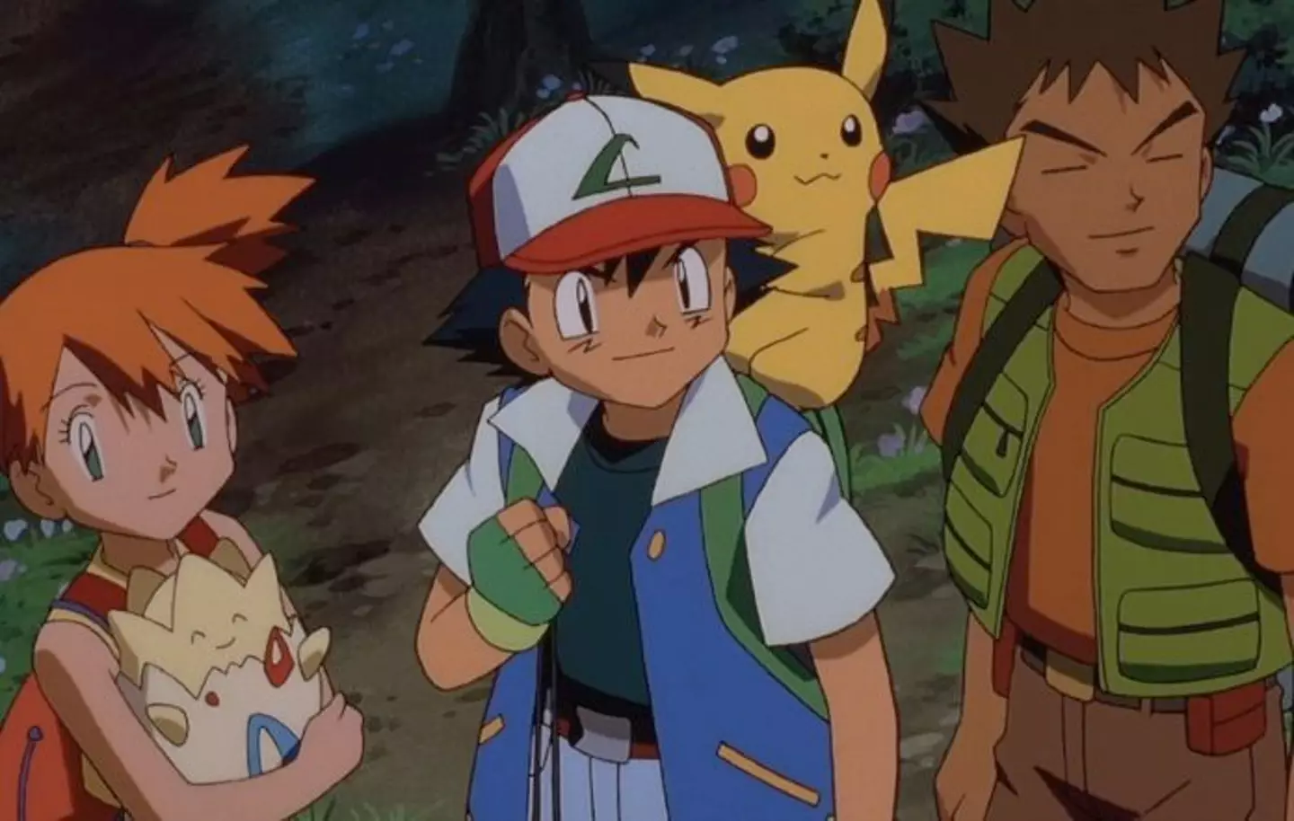 Ash, Brock and Misty. /