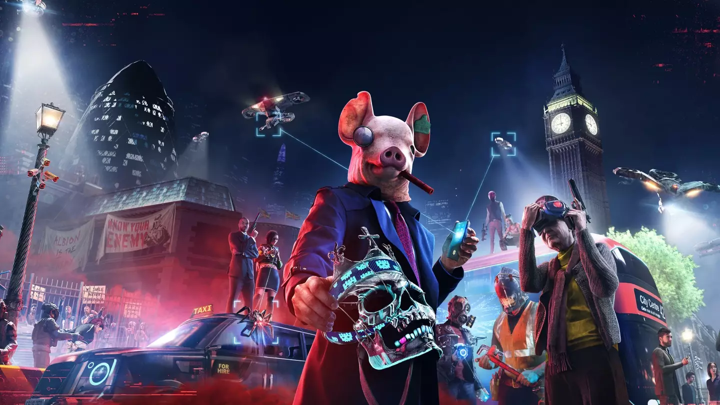 Official promotional art of Watch Dogs: Legion, Ubisoft