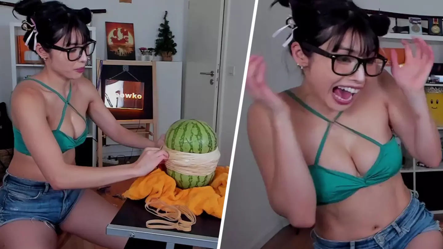 Twitch Streamer's Watermelon Challenge Totally Wrecks Her PC