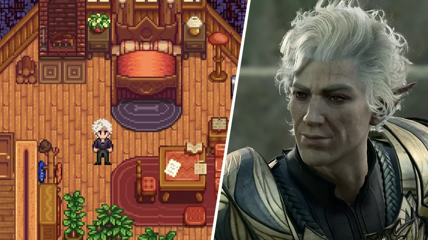 Stardew Valley is crossing over with Baldur's Gate 3