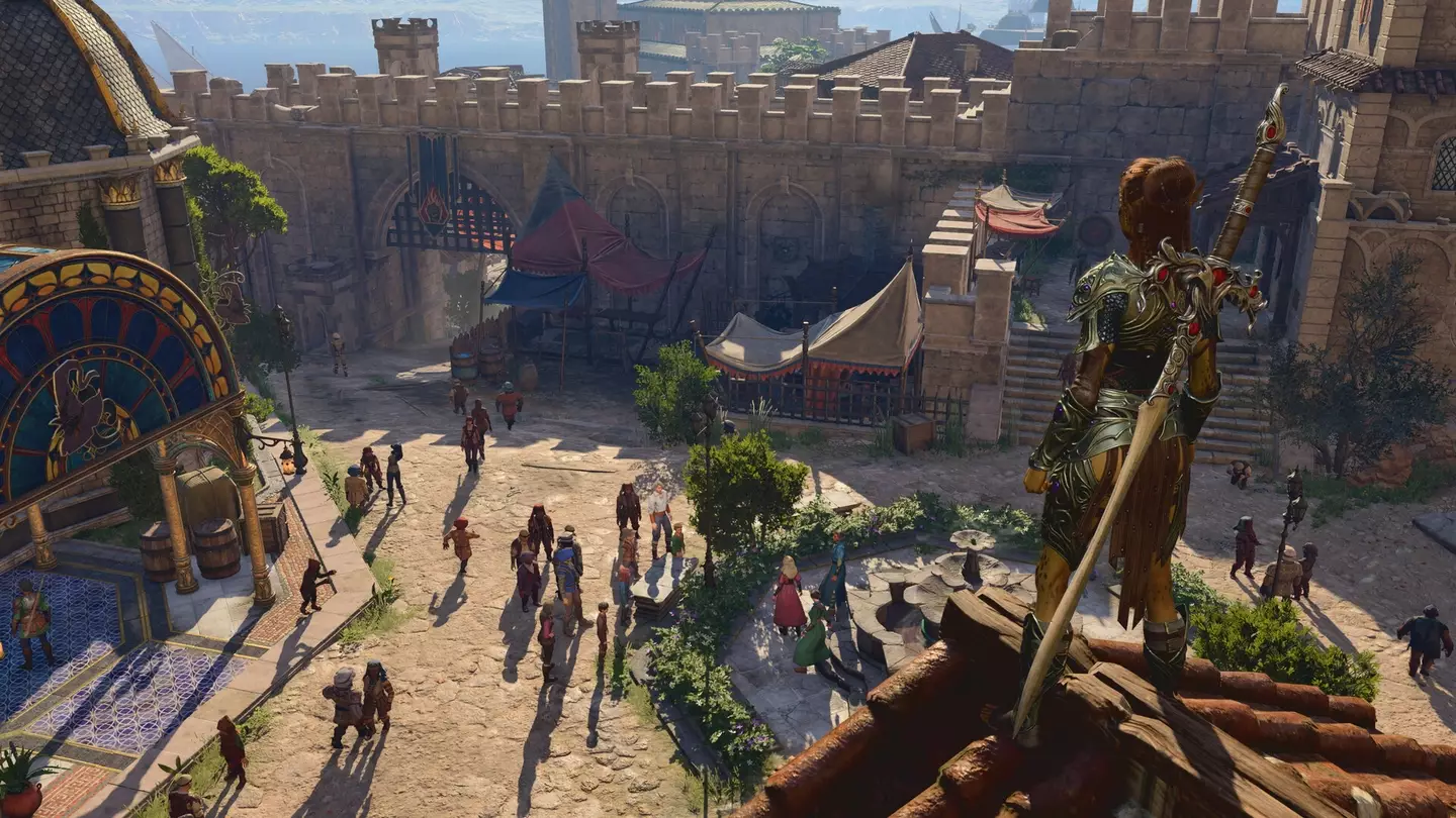 Baldur's Gate 3 official image featuring Lae'zel, Larian Studios