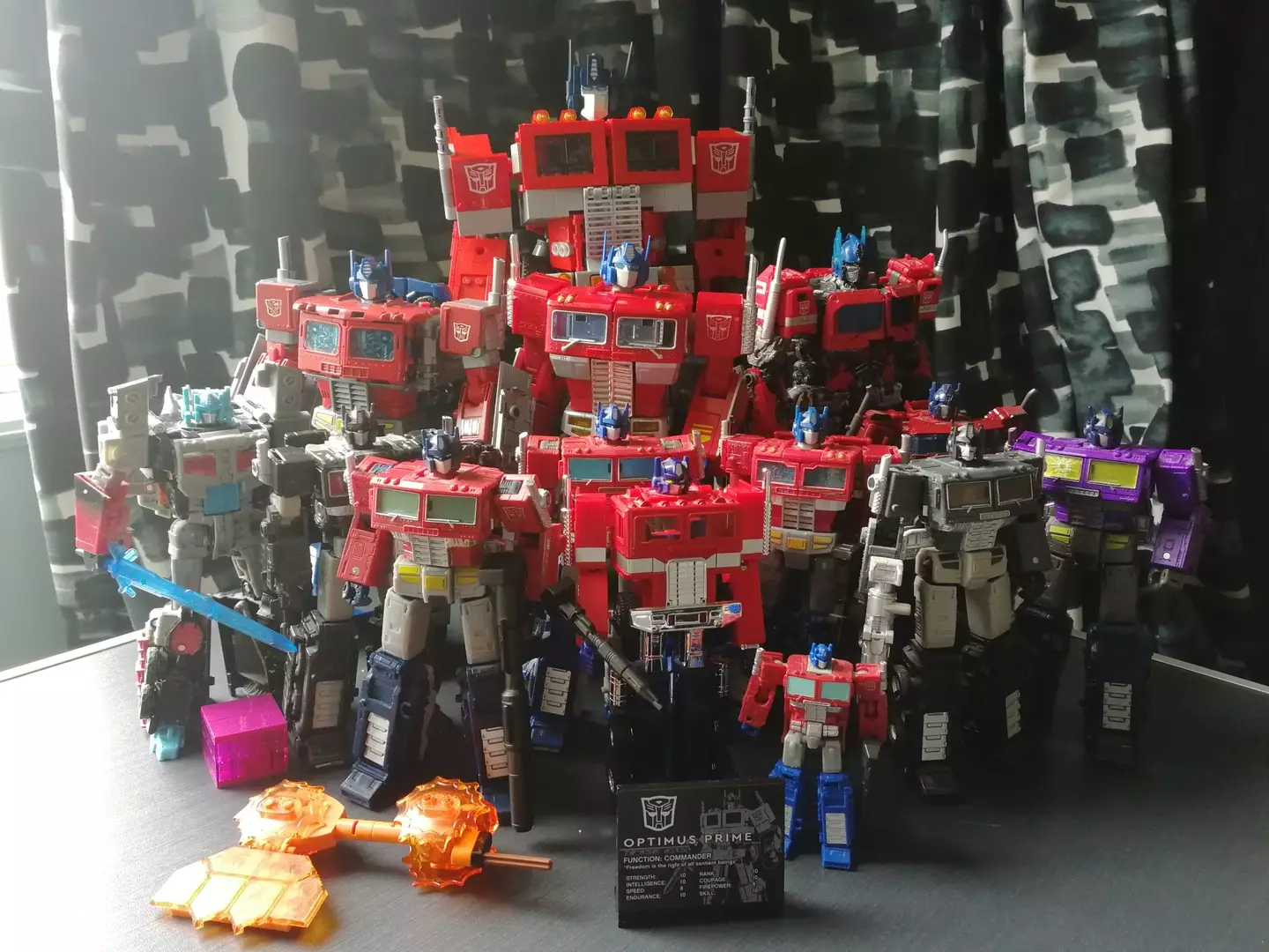 Lego Prime towers over these other Primes I just had lying around