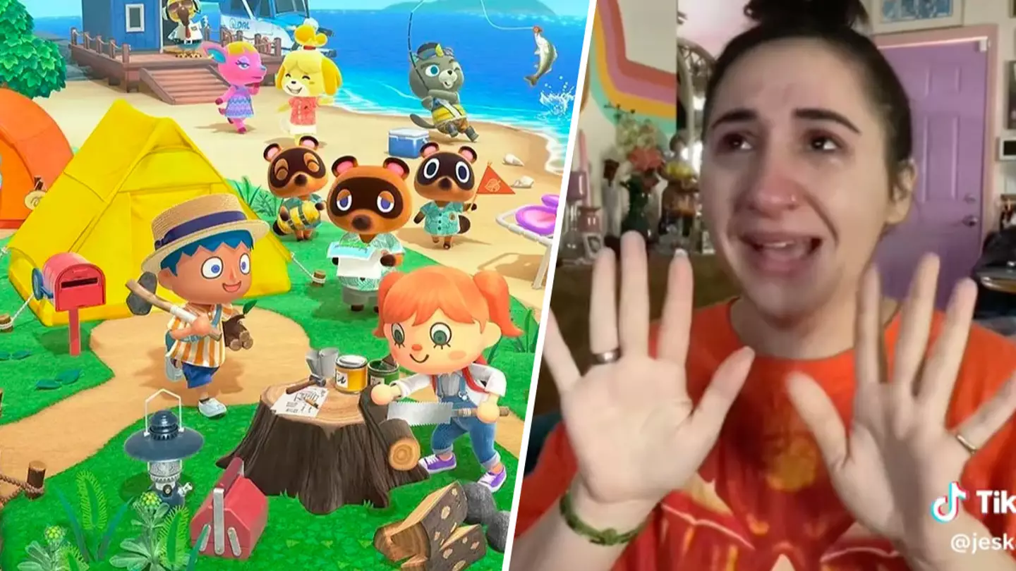 Animal Crossing player in tears as she loses 500-hour island