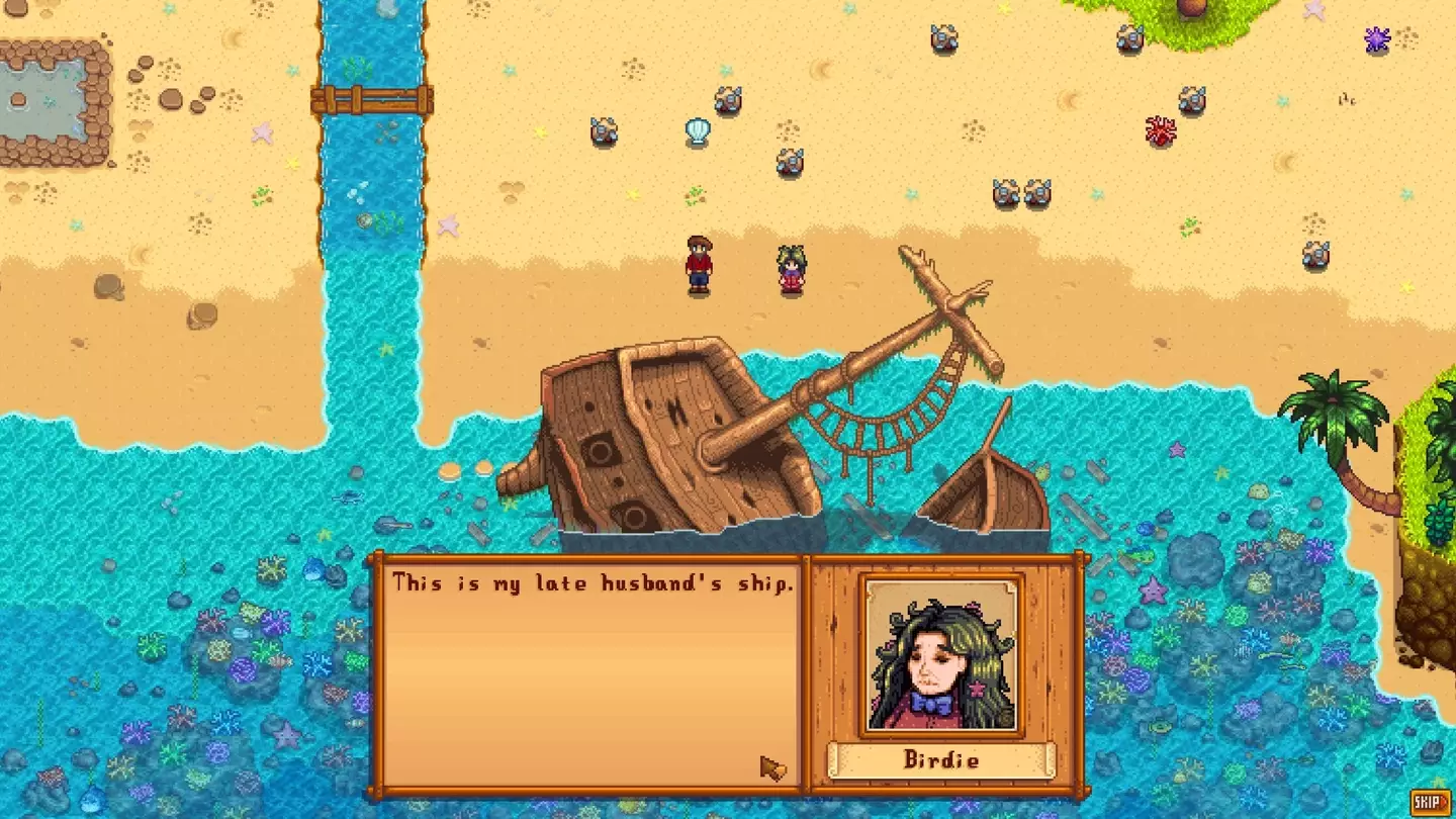 Stardew Valley 'Ginger Island Events', Credit / bananasalmon