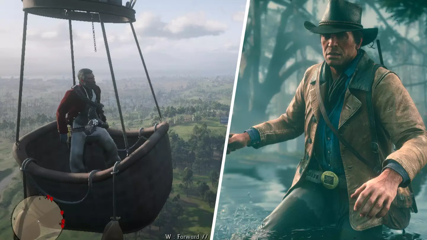 Red Dead Redemption 2's hot air balloon vehicle is a game-changer