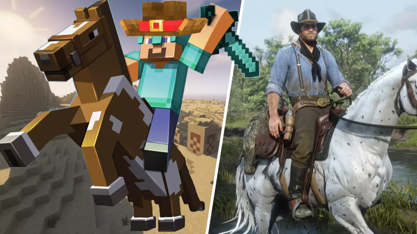 Red Dead Redemption 2 meets Minecraft in this impressive free download