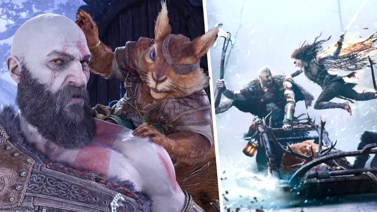 God of War Ragnarök has a talking squirrel, and fans are already obsessed