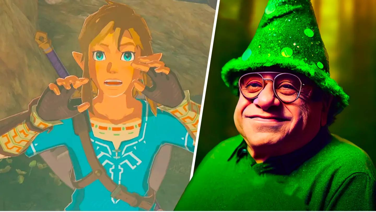 Danny Devito is Tingle in cursed Zelda movie poster